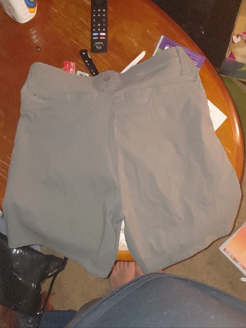 Wrangler Men's Hybrid Shorts in Light Gray